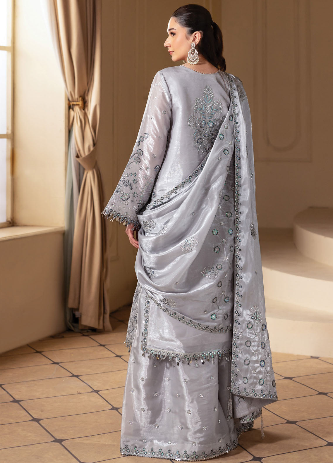 Aaina By Alizeh Fashion Embroidered Raw Silk 3 Piece Unstitched Suit AF26ARLE D-2245 SAFIRA Aaina By Alizeh Fashion Embroidered Raw Silk 3 Piece Unstitched Suit AF26ARLE D-2245 SAFIRA