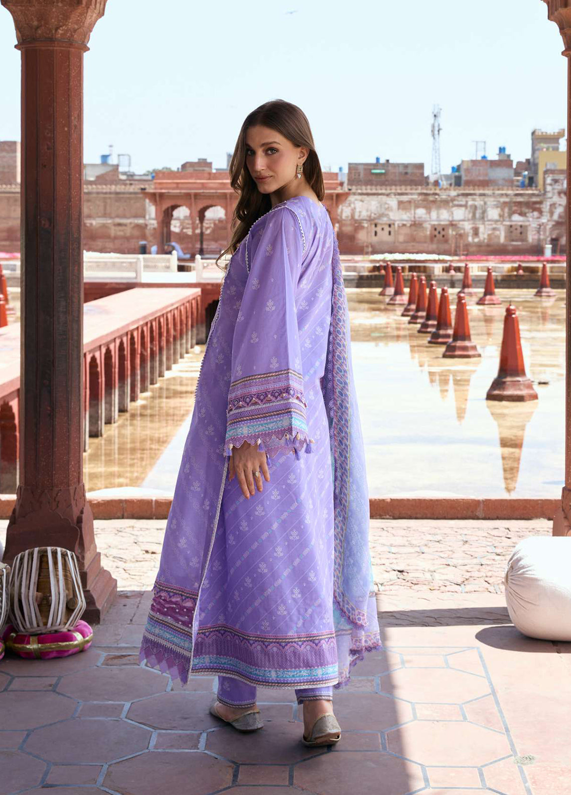 Aangan By Kahf Printed Lawn 3 Piece Unstitched Suit KHF25APC D-6A NAJAM Aangan By Kahf Printed Lawn 3 Piece Unstitched Suit KHF25APC D-6A NAJAM