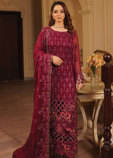 Aarzu By Maryam's Embroidered Chiffon 3 Piece Unstitched Suit MY26AV5 D-A-1101 AYSA
