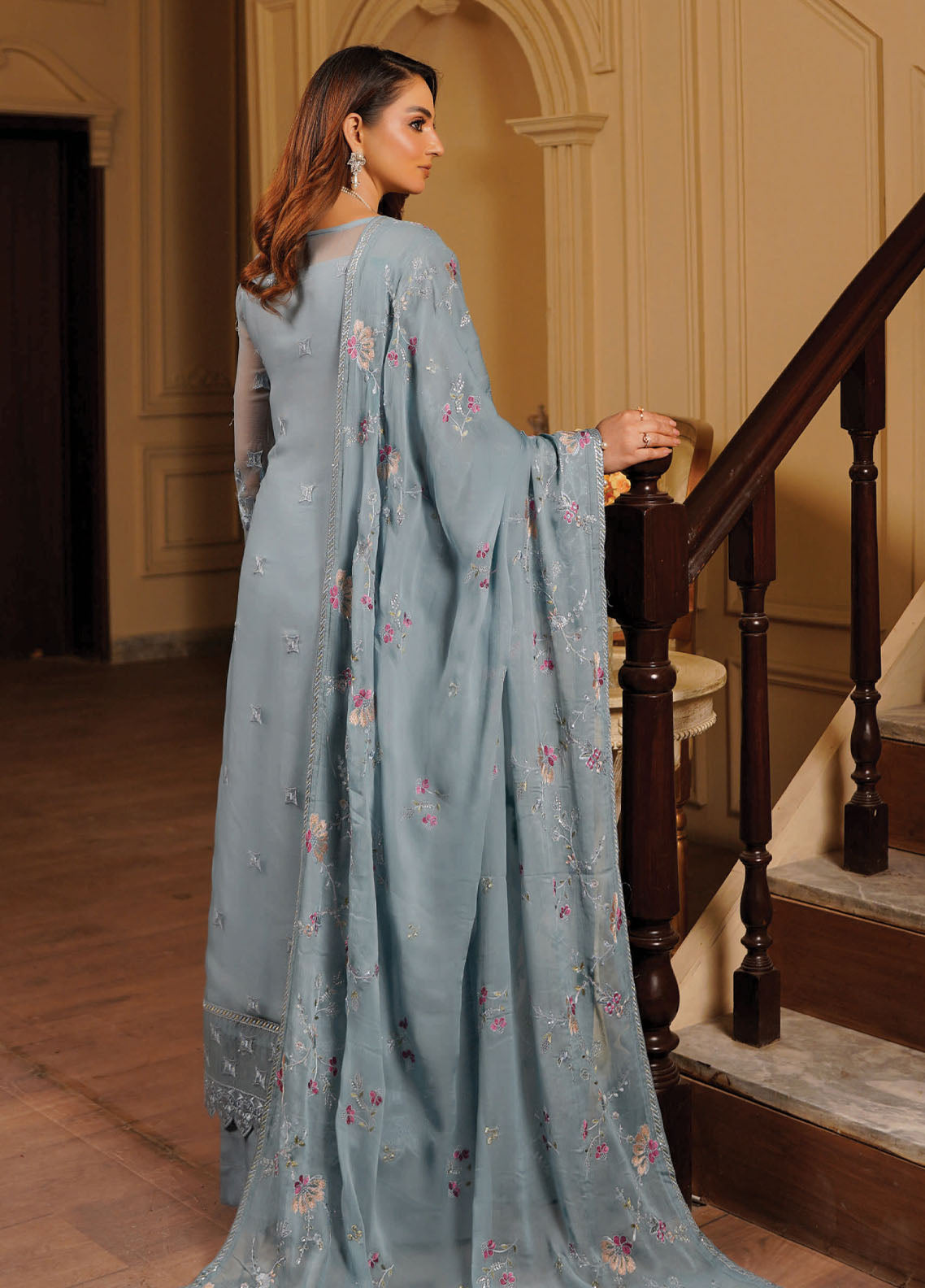 Aarzu By Maryam's Embroidered Chiffon 3 Piece Unstitched Suit MY26AV5 D-A-1104 DNARANGI Aarzu By Maryam's Embroidered Chiffon 3 Piece Unstitched Suit MY26AV5 D-A-1104 DNARANGI