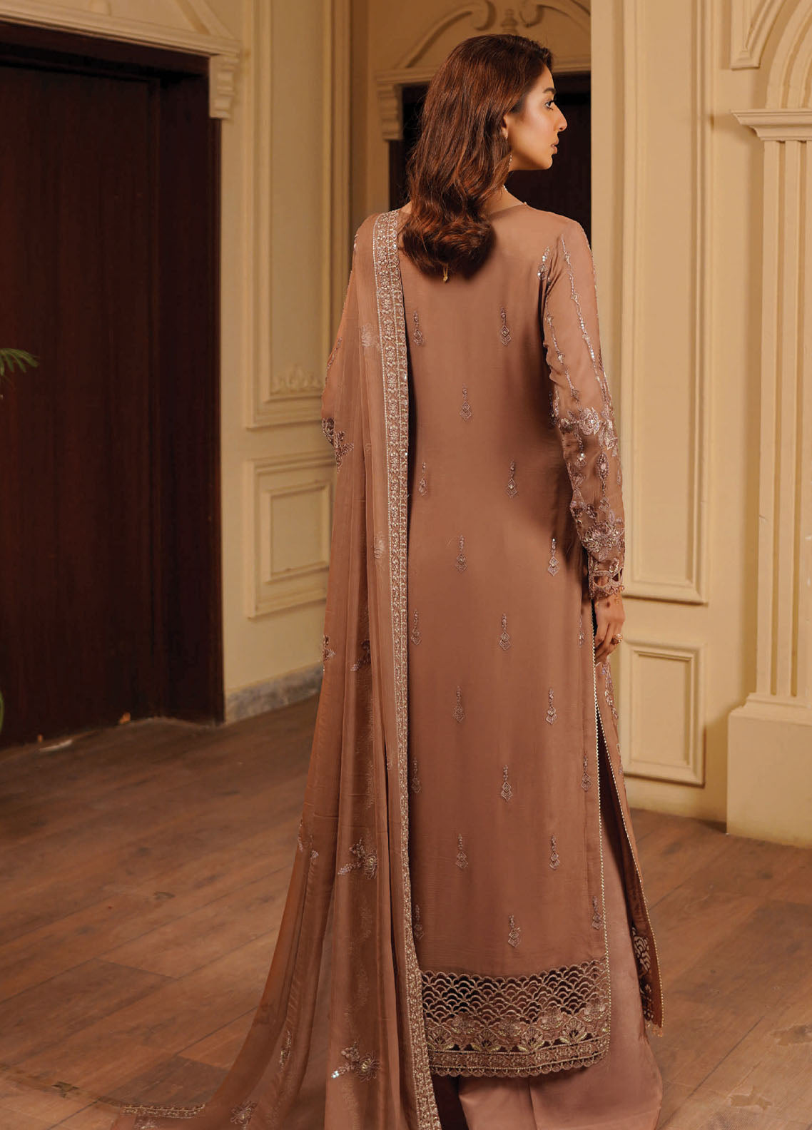 Aarzu By Maryam's Embroidered Chiffon 3 Piece Unstitched Suit MY26AV5 D-A-1105 SAFRIN Aarzu By Maryam's Embroidered Chiffon 3 Piece Unstitched Suit MY26AV5 D-A-1105 SAFRIN