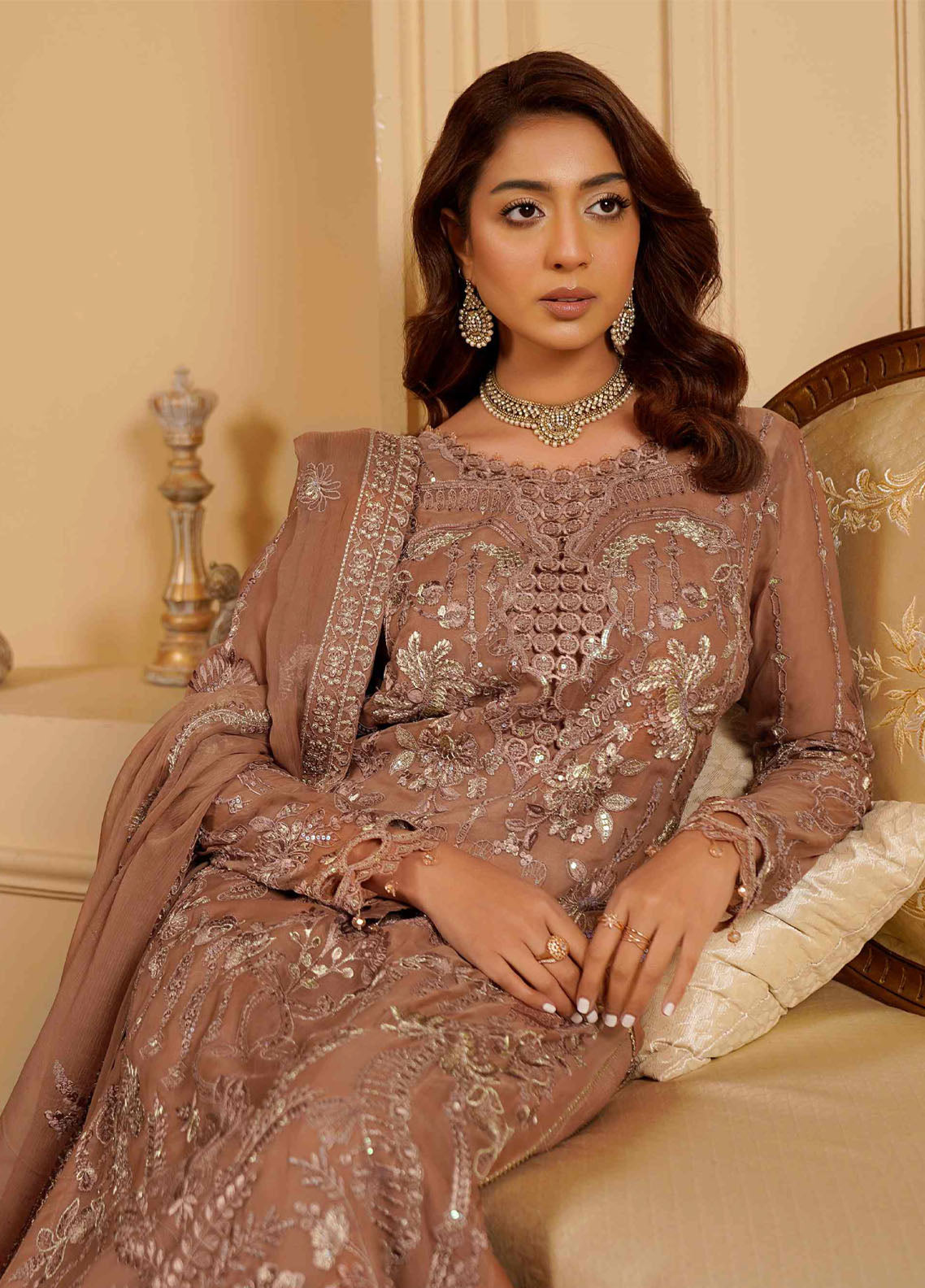 Aarzu By Maryam's Embroidered Chiffon 3 Piece Unstitched Suit MY26AV5 D-A-1105 SAFRIN Aarzu By Maryam's Embroidered Chiffon 3 Piece Unstitched Suit MY26AV5 D-A-1105 SAFRIN