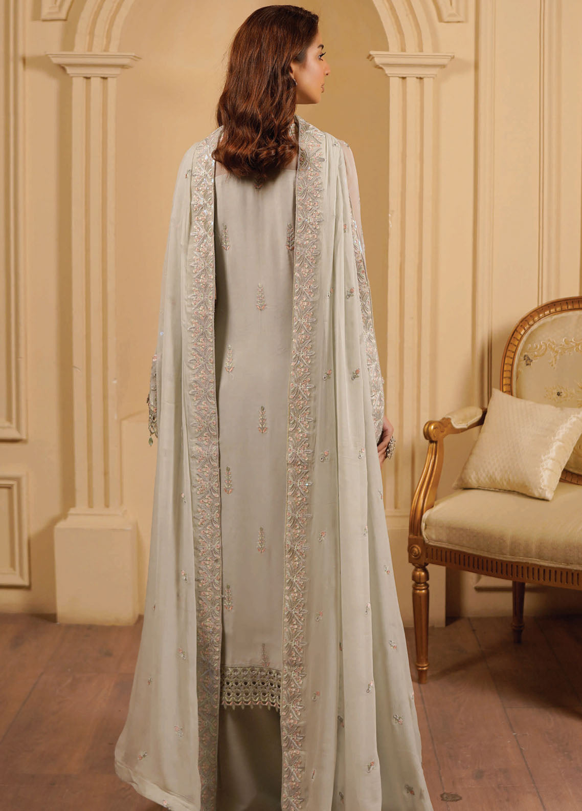Aarzu By Maryam's Embroidered Chiffon 3 Piece Unstitched Suit MY26AV5 D-A-1107 ADAA Aarzu By Maryam's Embroidered Chiffon 3 Piece Unstitched Suit MY26AV5 D-A-1107 ADAA