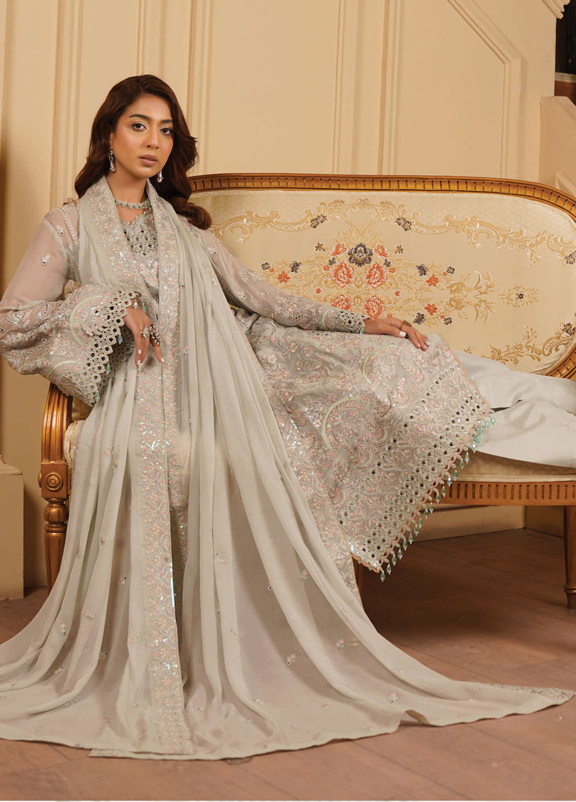 Aarzu By Maryam's Embroidered Chiffon 3 Piece Unstitched Suit MY26AV5 D-A-1107 ADAA Aarzu By Maryam's Embroidered Chiffon 3 Piece Unstitched Suit MY26AV5 D-A-1107 ADAA