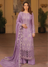 Aarzu By Maryam's Embroidered Chiffon 3 Piece Unstitched Suit MY26AV5 D-A-1108 ZOIA