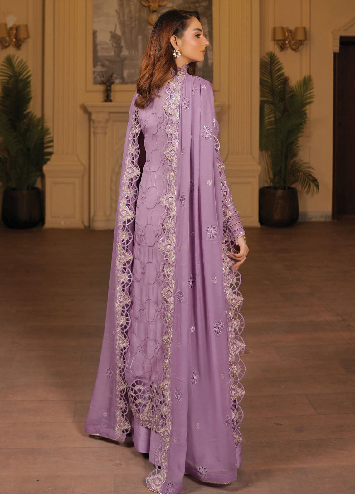 Aarzu By Maryam's Embroidered Chiffon 3 Piece Unstitched Suit MY26AV5 D-A-1108 ZOIA Aarzu By Maryam's Embroidered Chiffon 3 Piece Unstitched Suit MY26AV5 D-A-1108 ZOIA