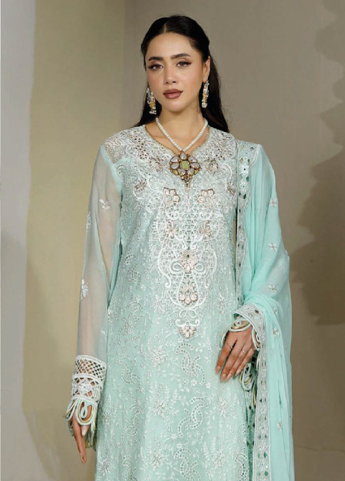 Aarzu By Maryam's Embroidered Chiffon 3 Piece Unstitched Suit MY26AV6 D-A-12002 NAAVAH Aarzu By Maryam's Embroidered Chiffon 3 Piece Unstitched Suit MY26AV6 D-A-12002 NAAVAH