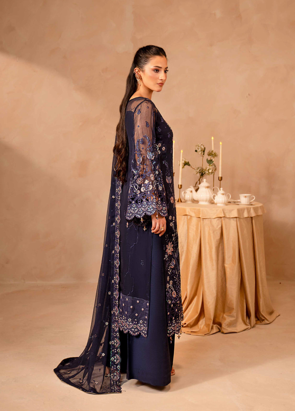 Aarzu By Maryam's Festive Embroidered Chiffon 3 Piece Unstitched Suit MY26AV7 D-A-13001 Aarzu By Maryam's Festive Embroidered Chiffon 3 Piece Unstitched Suit MY26AV7 D-A-13001
