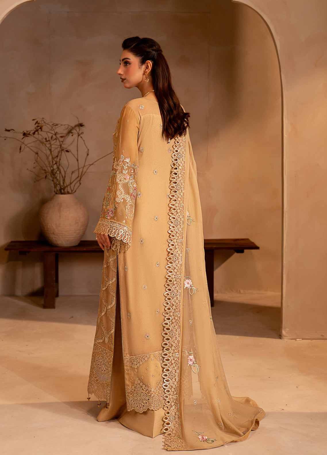Aarzu By Maryam's Festive Embroidered Chiffon 3 Piece Unstitched Suit MY26AV7 D-A-13005 Aarzu By Maryam's Festive Embroidered Chiffon 3 Piece Unstitched Suit MY26AV7 D-A-13005