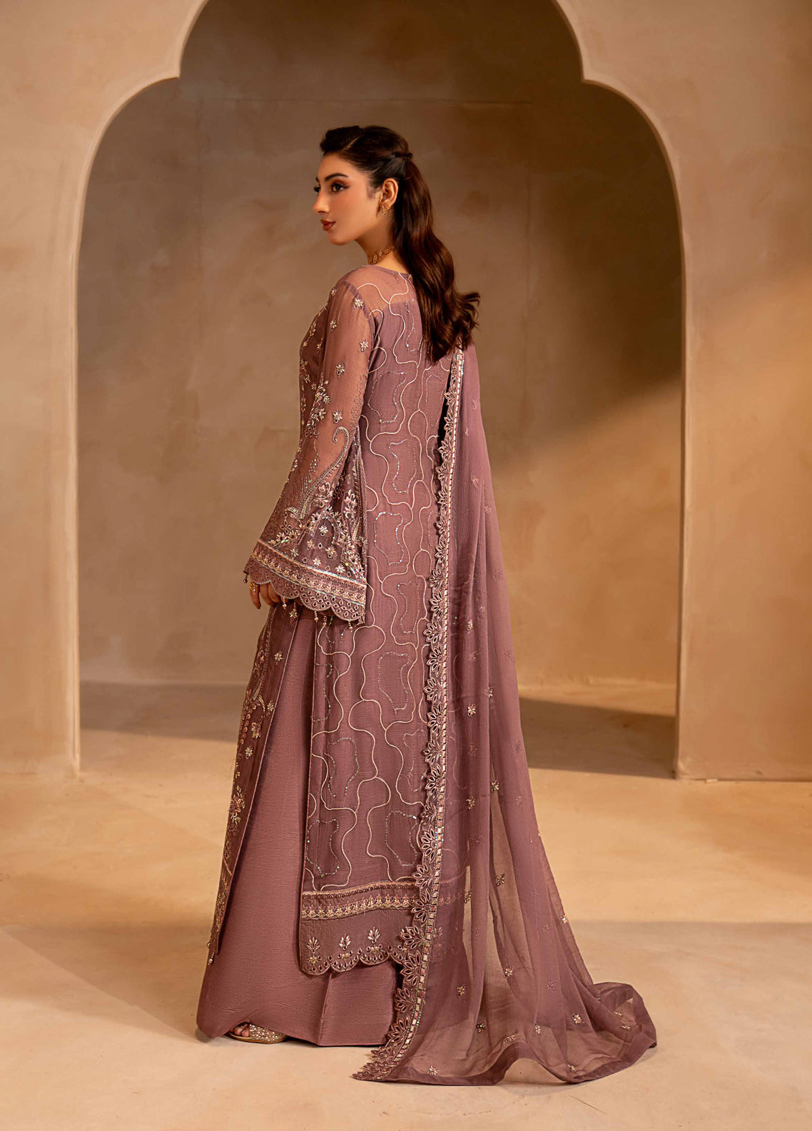 Aarzu By Maryam's Festive Embroidered Chiffon 3 Piece Unstitched Suit MY26AV7 D-A-13007 Aarzu By Maryam's Festive Embroidered Chiffon 3 Piece Unstitched Suit MY26AV7 D-A-13007
