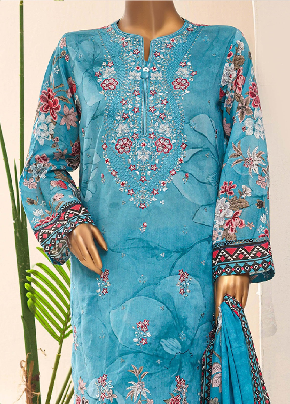 Aashkaar By HZ Textiles Embroidered Lawn 3 Piece Stitched Suit HZ26APELV1 D-062 F MYTH Aashkaar By HZ Textiles Embroidered Lawn 3 Piece Stitched Suit HZ26APELV1 D-062 F MYTH