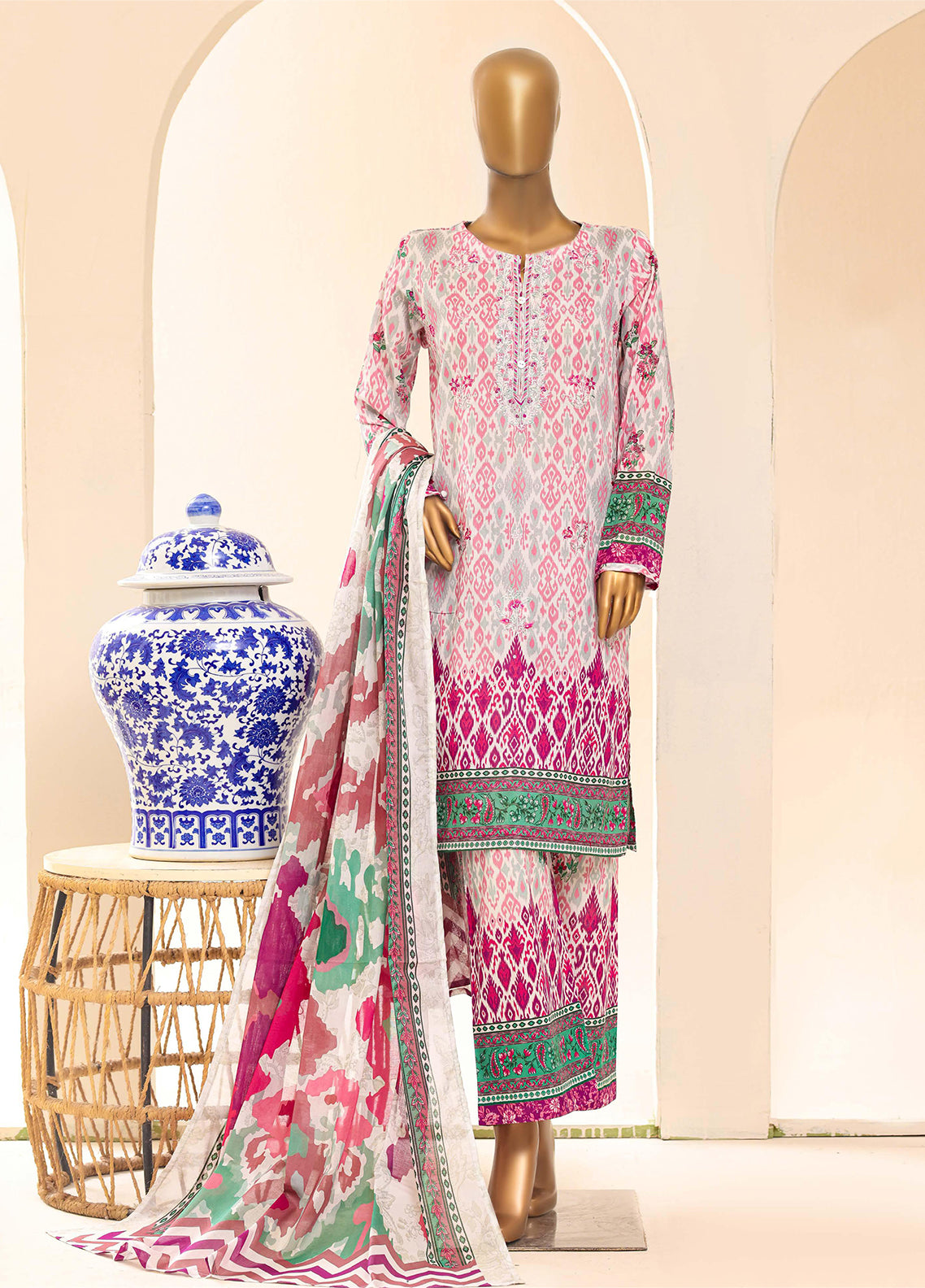 Aashkaar By HZ Textiles Embroidered Lawn 3 Piece Stitched Suit HZ26APELV1 D-066 A FLOWER Aashkaar By HZ Textiles Embroidered Lawn 3 Piece Stitched Suit HZ26APELV1 D-066 A FLOWER