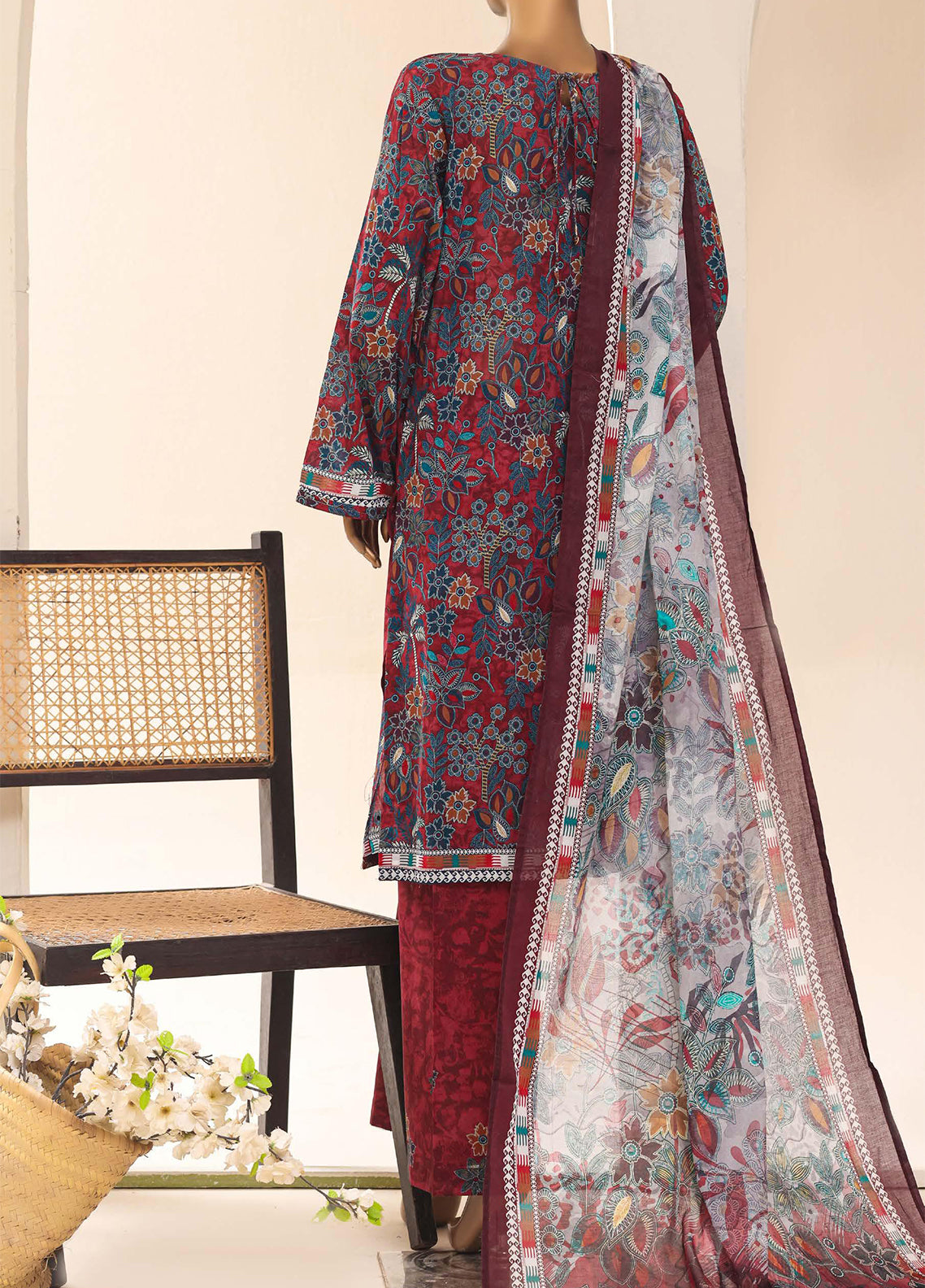 Aashkaar By HZ Textiles Embroidered Lawn 3 Piece Stitched Suit HZ26APELV1 D-068 L DARK Aashkaar By HZ Textiles Embroidered Lawn 3 Piece Stitched Suit HZ26APELV1 D-068 L DARK