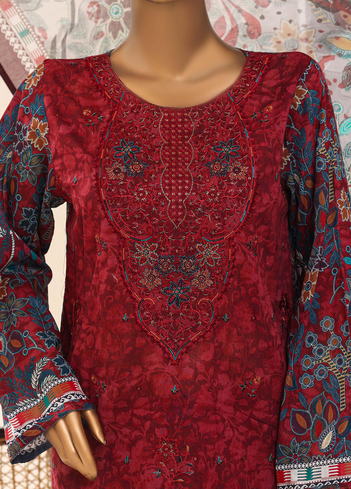Aashkaar By HZ Textiles Embroidered Lawn 3 Piece Stitched Suit HZ26APELV1 D-068 L DARK Aashkaar By HZ Textiles Embroidered Lawn 3 Piece Stitched Suit HZ26APELV1 D-068 L DARK