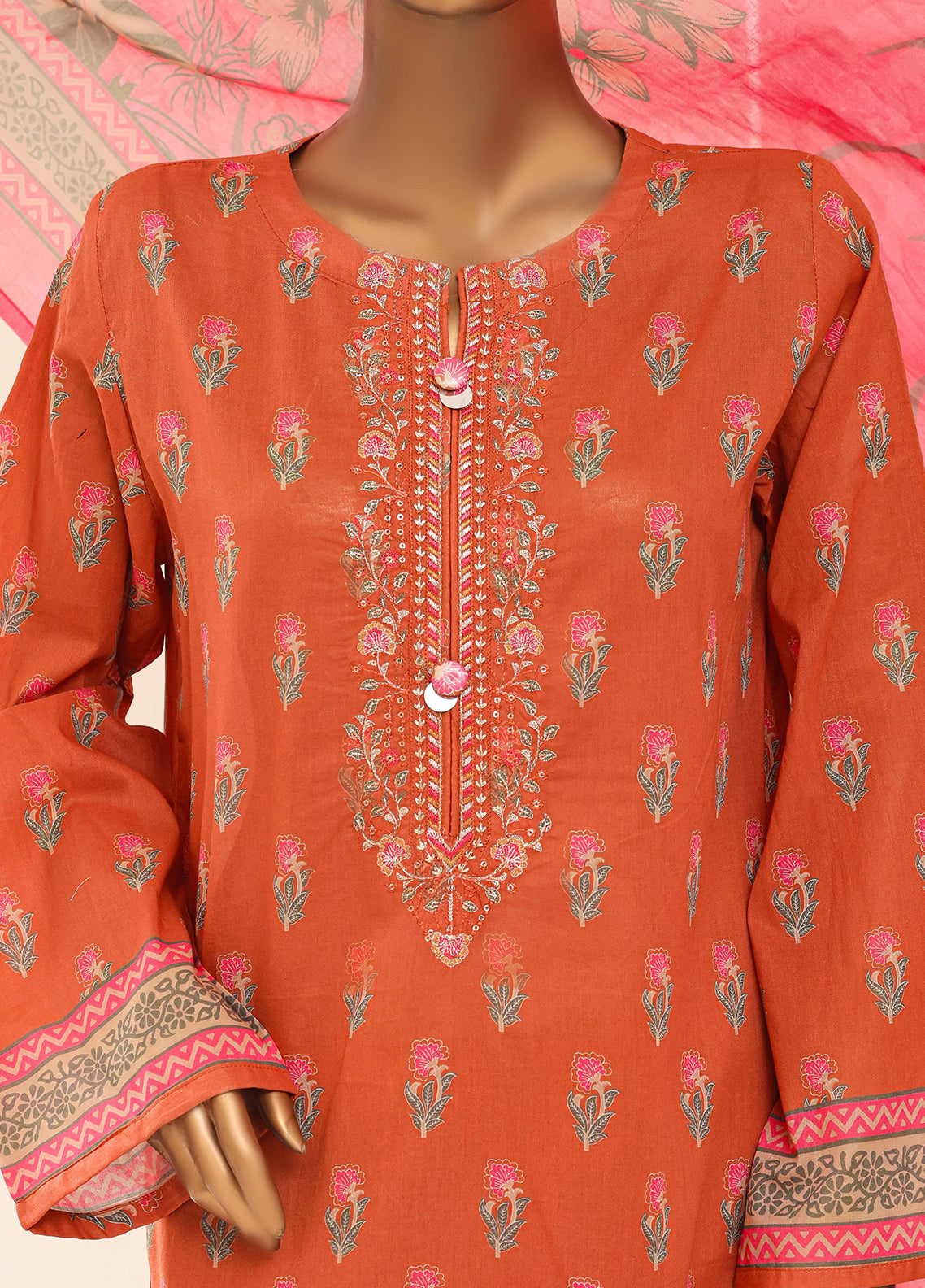 Aashkaar By HZ Textiles Embroidered Lawn 3 Piece Stitched Suit HZ26APELV1 D-069 M ERA Aashkaar By HZ Textiles Embroidered Lawn 3 Piece Stitched Suit HZ26APELV1 D-069 M ERA