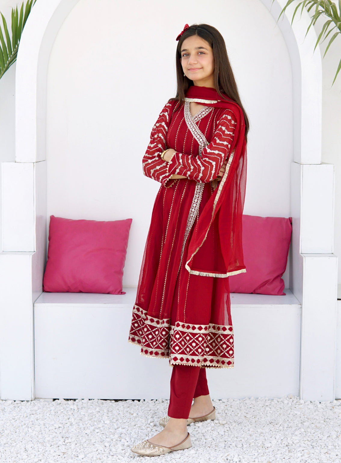 Abaan Zohan Embroidered Chiffon Suits Stitched 3 Piece - ABZO-007 JANNAT-MAROON Abaan Zohan Embroidered Chiffon Suits Stitched 3 Piece - ABZO-007 JANNAT-MAROON
