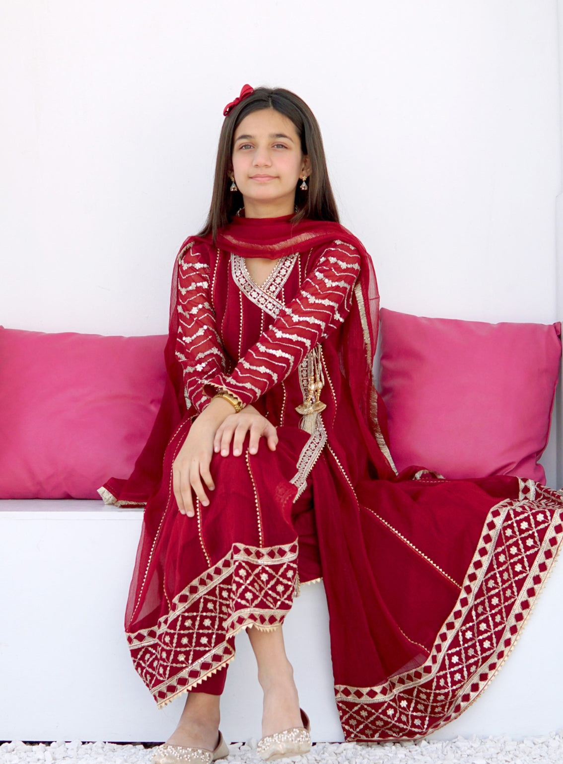 Abaan Zohan Embroidered Chiffon Suits Stitched 3 Piece - ABZO-007 JANNAT-MAROON Abaan Zohan Embroidered Chiffon Suits Stitched 3 Piece - ABZO-007 JANNAT-MAROON