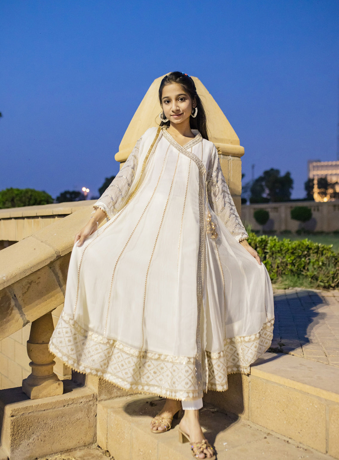 Abaan Zohan Embroidered Chiffon Suits Stitched 3 Piece - ABZO-007 JANNAT-OFF WHITE Abaan Zohan Embroidered Chiffon Suits Stitched 3 Piece - ABZO-007 JANNAT-OFF WHITE