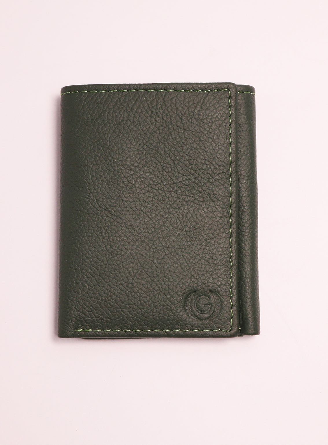 Affinity Wallet By Gilani Cow Milled Green - GIL24MW 12 Affinity Wallet By Gilani Cow Milled Green - GIL24MW 12