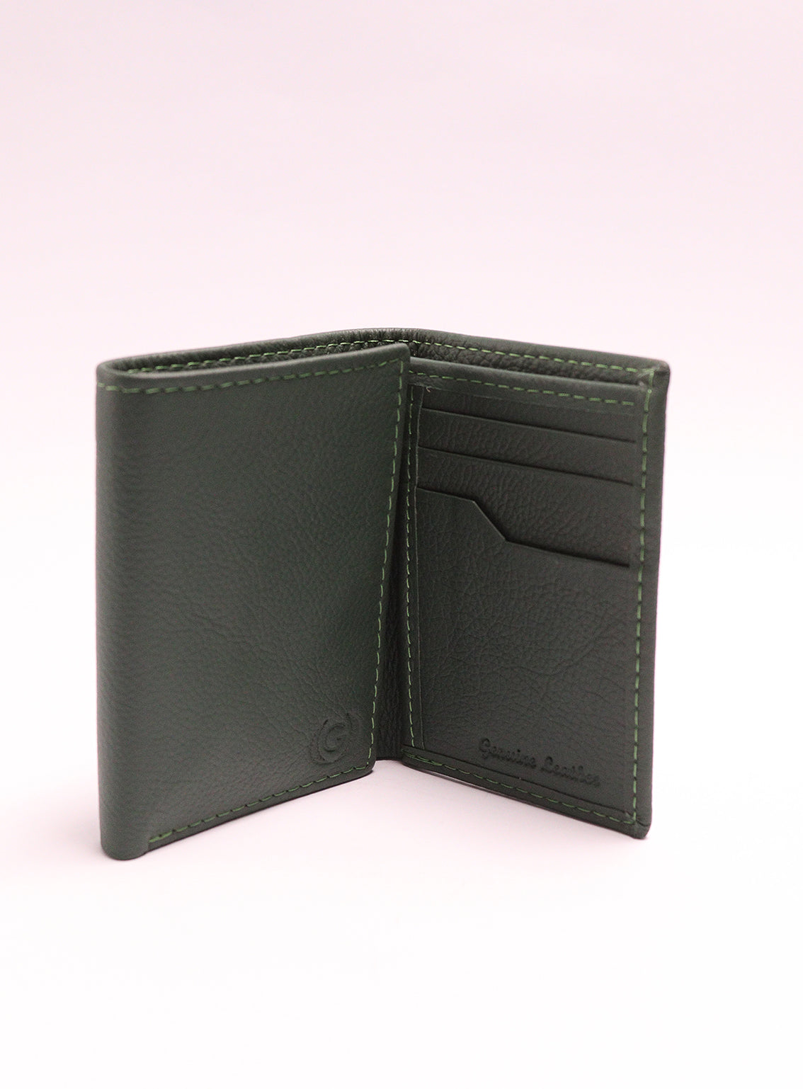 Affinity Wallet By Gilani Cow Milled Green - GIL24MW 12 Affinity Wallet By Gilani Cow Milled Green - GIL24MW 12