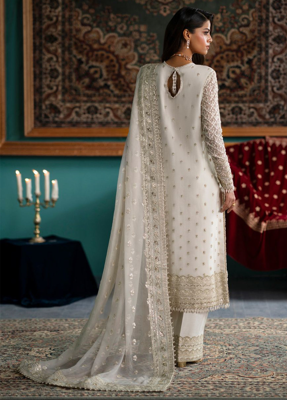 Afsaanah By Zevk Formal Embroidered Chiffon 3 Piece Unstitched Suit ZBP26AV2 D-08 PAKEZAH Afsaanah By Zevk Formal Embroidered Chiffon 3 Piece Unstitched Suit ZBP26AV2 D-08 PAKEZAH