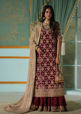 Afsaanah By Zevk Formal Embroidered Chiffon 3 Piece Unstitched Suit ZBP26AV2 D-2A ANABI