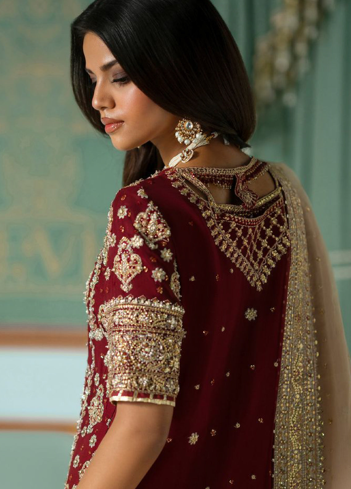 Afsaanah By Zevk Formal Embroidered Chiffon 3 Piece Unstitched Suit ZBP26AV2 D-2A ANABI Afsaanah By Zevk Formal Embroidered Chiffon 3 Piece Unstitched Suit ZBP26AV2 D-2A ANABI
