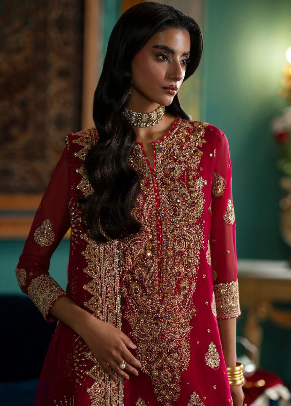 Afsaanah By Zevk Formal Embroidered Chiffon 3 Piece Unstitched Suit ZBP26AV2 D-5A RUBAI Afsaanah By Zevk Formal Embroidered Chiffon 3 Piece Unstitched Suit ZBP26AV2 D-5A RUBAI
