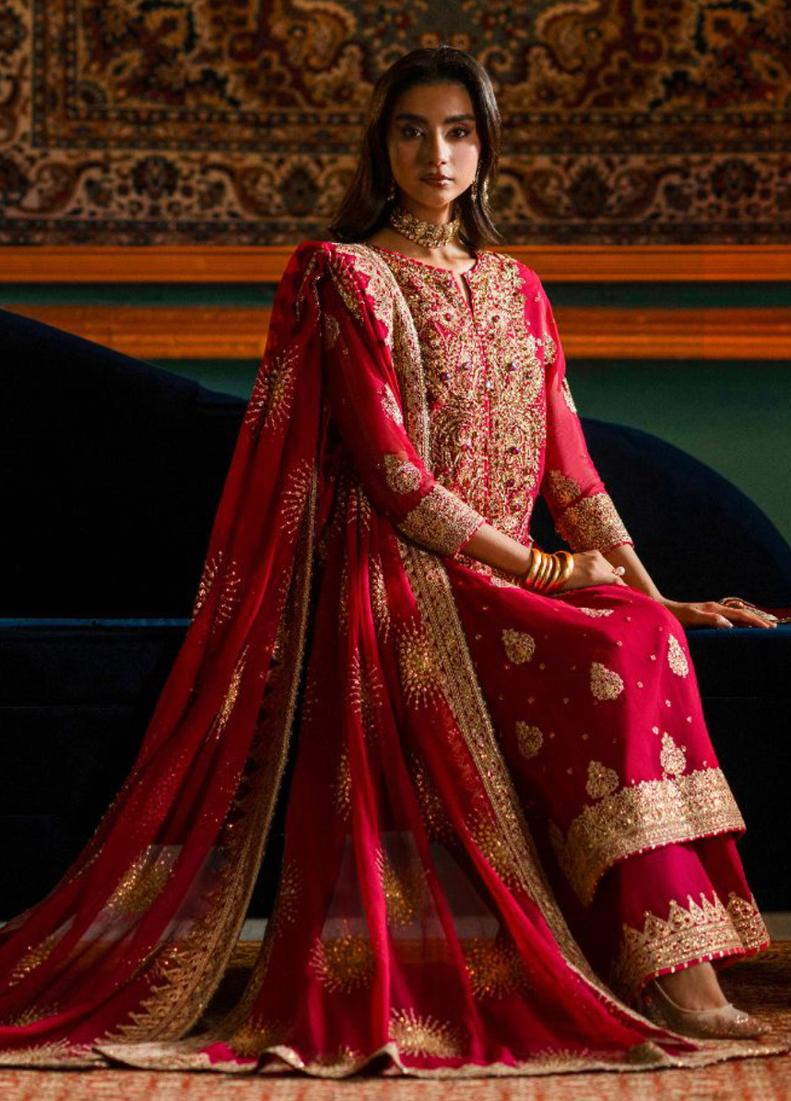 Afsaanah By Zevk Formal Embroidered Chiffon 3 Piece Unstitched Suit ZBP26AV2 D-5A RUBAI Afsaanah By Zevk Formal Embroidered Chiffon 3 Piece Unstitched Suit ZBP26AV2 D-5A RUBAI