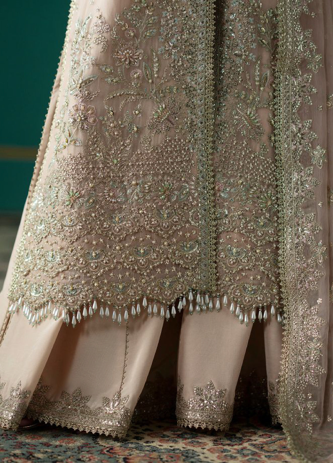 Afsaanah By Zevk Formal Embroidered Organza 3 Piece Unstitched Suit ZBP26AV2 D-06 RESHAM Afsaanah By Zevk Formal Embroidered Organza 3 Piece Unstitched Suit ZBP26AV2 D-06 RESHAM
