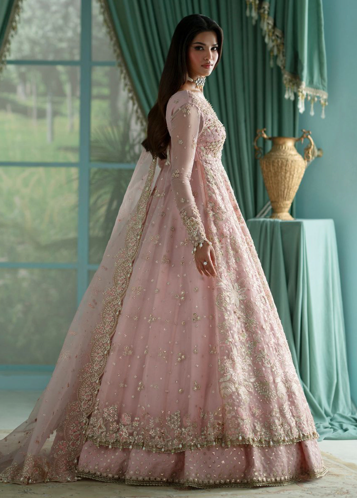 Afsaanah By Zevk Formal Embroidered Organza 3 Piece Unstitched Suit ZBP26AV2 D-07 ANARKALI Afsaanah By Zevk Formal Embroidered Organza 3 Piece Unstitched Suit ZBP26AV2 D-07 ANARKALI