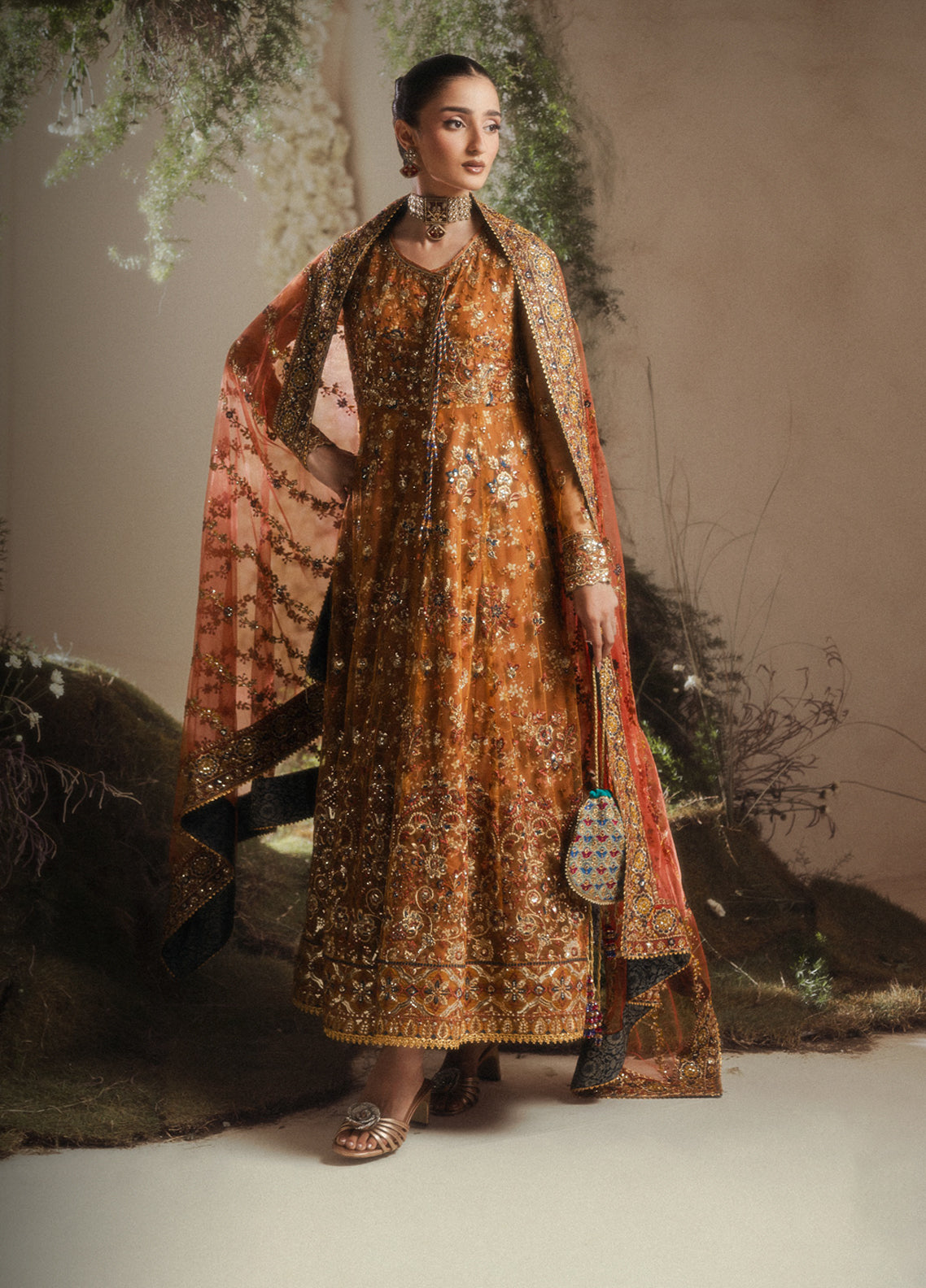 Aik Shaam By AIK Atelier Embroidered Net 3 Piece Unstitched Suit AIK26ASV3 D-LOOK-C2606 Aik Shaam By AIK Atelier Embroidered Net 3 Piece Unstitched Suit AIK26ASV3 D-LOOK-C2606