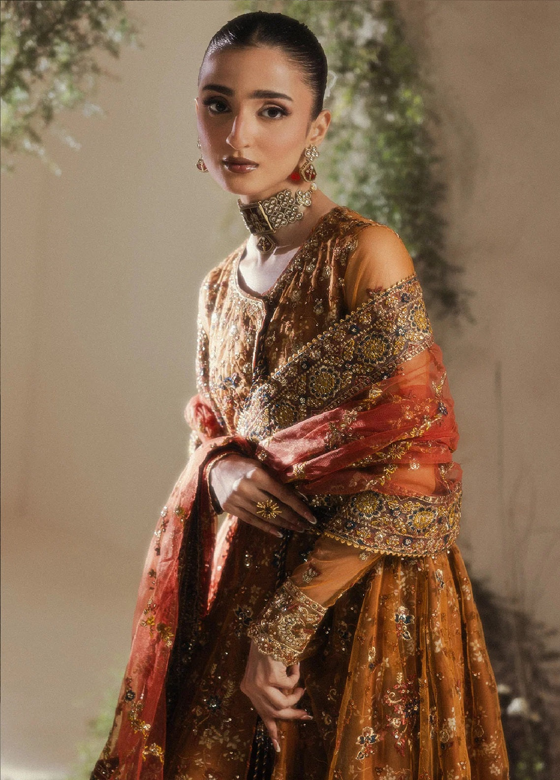 Aik Shaam By AIK Atelier Embroidered Net 3 Piece Unstitched Suit AIK26ASV3 D-LOOK-C2606 Aik Shaam By AIK Atelier Embroidered Net 3 Piece Unstitched Suit AIK26ASV3 D-LOOK-C2606