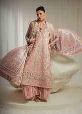 Aik Shaam By AIK Atelier Embroidered Silk 3 Piece Unstitched Suit AIK26ASV3 D-LOOK-C2603