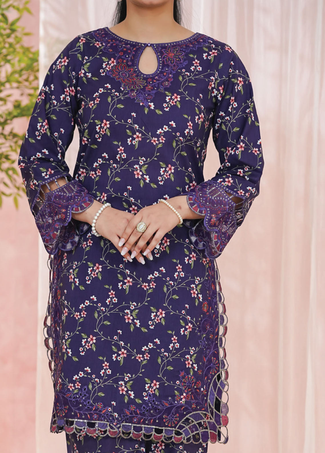 Aira By Aizal Festive Embroidered Lawn 2 Piece Stitched Suit AL26AFE D-04 Aira By Aizal Festive Embroidered Lawn 2 Piece Stitched Suit AL26AFE D-04