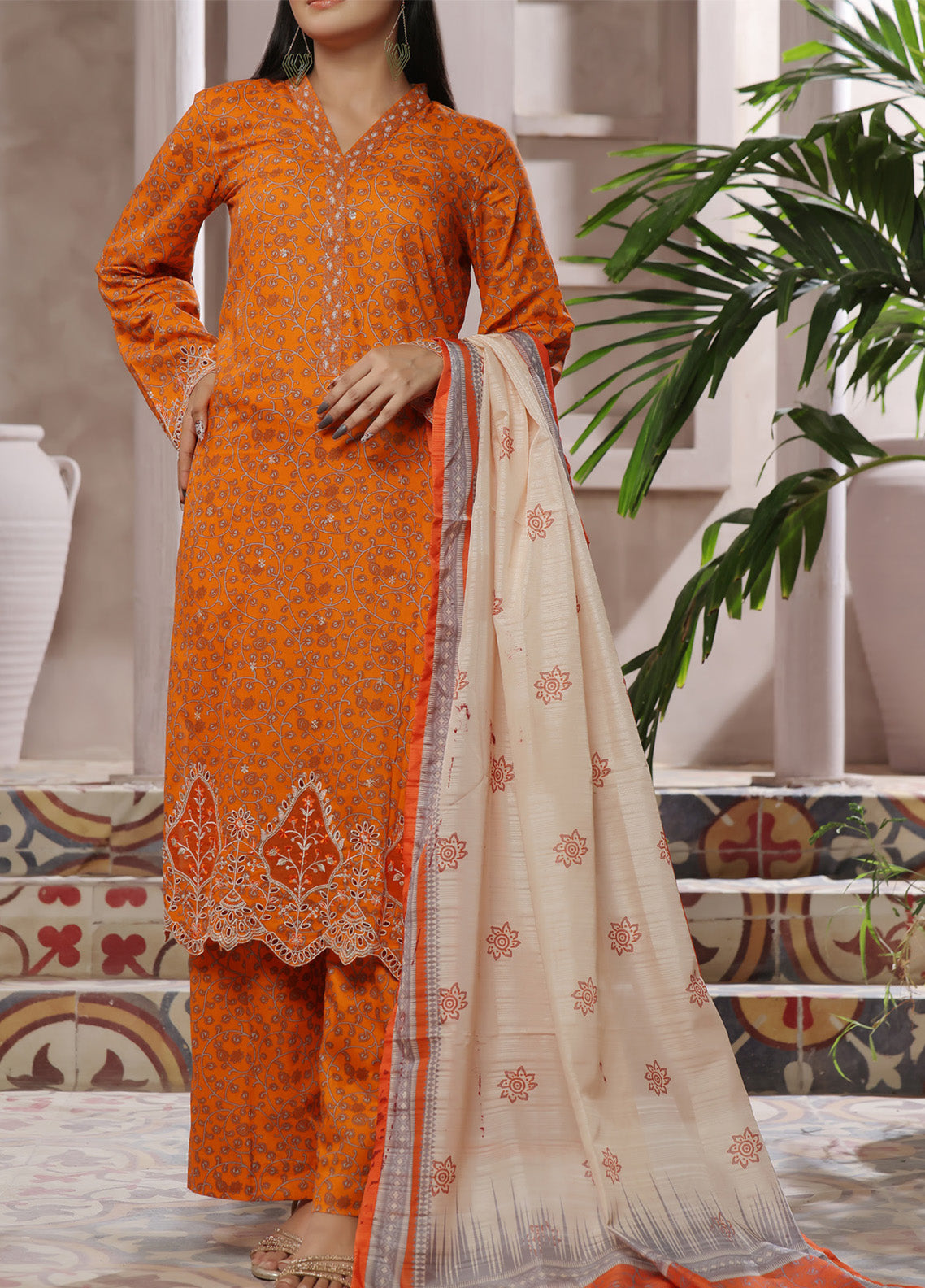 Aiza & Momina by VS Textile Embroidered Chikankari Suits Unstitched 3 Piece - VS25AMC 61 Aiza & Momina by VS Textile Embroidered Chikankari Suits Unstitched 3 Piece - VS25AMC 61
