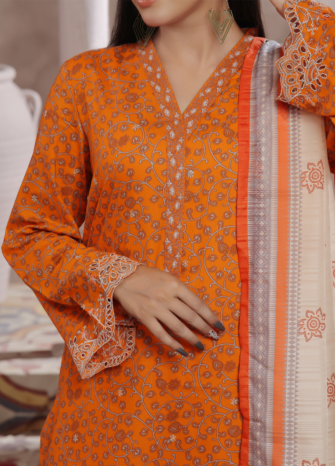 Aiza & Momina by VS Textile Embroidered Chikankari Suits Unstitched 3 Piece - VS25AMC 61 Aiza & Momina by VS Textile Embroidered Chikankari Suits Unstitched 3 Piece - VS25AMC 61