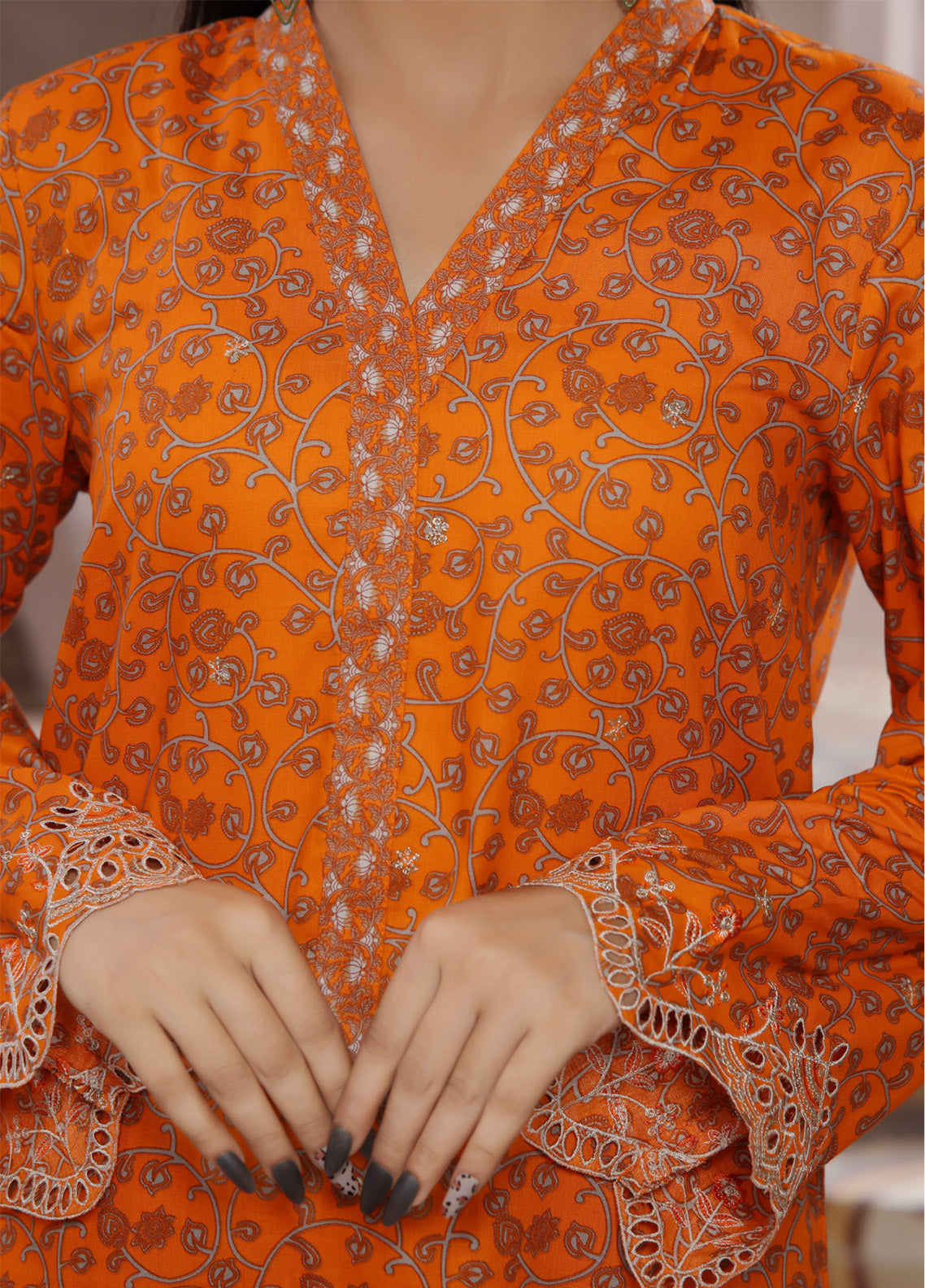 Aiza & Momina by VS Textile Embroidered Chikankari Suits Unstitched 3 Piece - VS25AMC 61 Aiza & Momina by VS Textile Embroidered Chikankari Suits Unstitched 3 Piece - VS25AMC 61