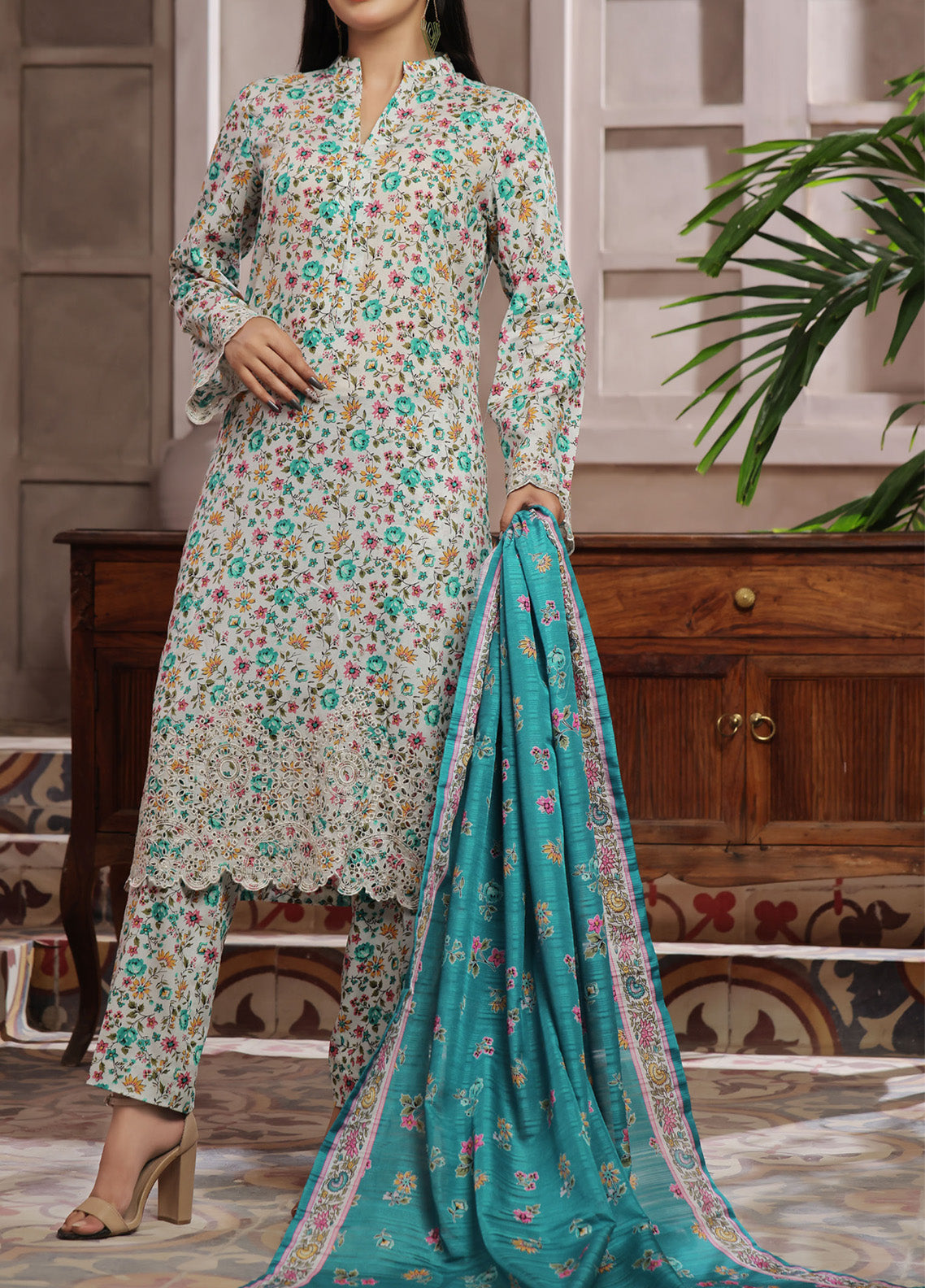 Aiza & Momina by VS Textile Embroidered Chikankari Suits Unstitched 3 Piece - VS25AMC 62 Aiza & Momina by VS Textile Embroidered Chikankari Suits Unstitched 3 Piece - VS25AMC 62