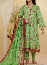 Aizal Printed Lawn Suits Stitched 3 Piece - AL25PFL 06