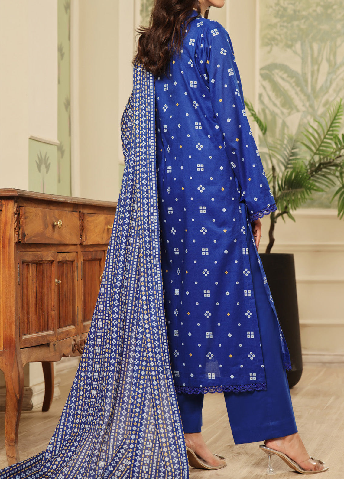 Aizal Printed Lawn Suits Stitched 3 Piece - AL25PL 443 Aizal Printed Lawn Suits Stitched 3 Piece - AL25PL 443