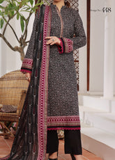 Aizal Printed Lawn Suits Stitched 3 Piece - AL25PL 448
