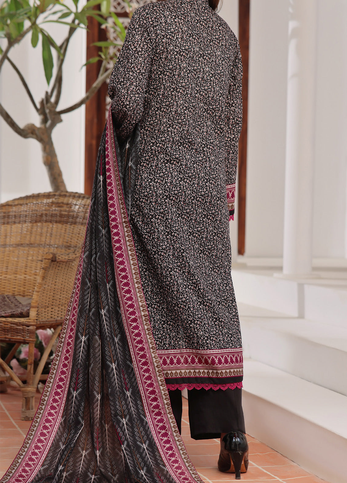 Aizal Printed Lawn Suits Stitched 3 Piece - AL25PL 448 Aizal Printed Lawn Suits Stitched 3 Piece - AL25PL 448