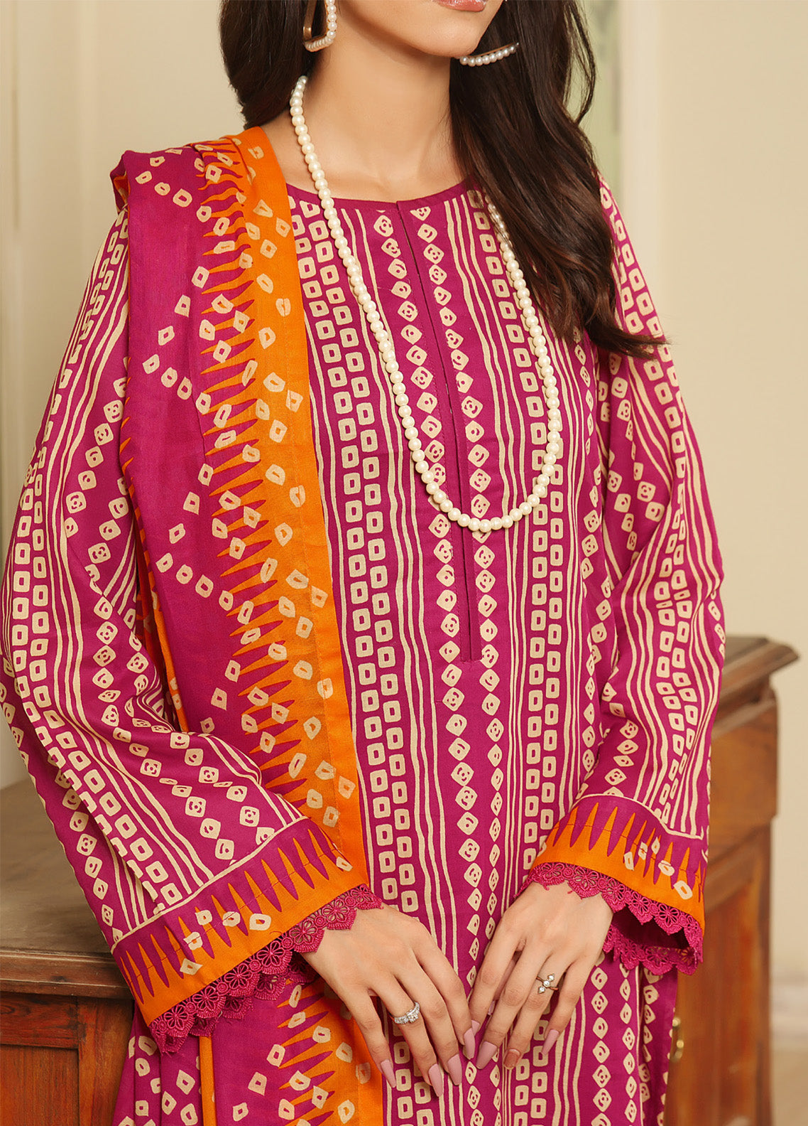 Aizal Printed Lawn Suits Stitched 3 Piece - AL25PL 453 Aizal Printed Lawn Suits Stitched 3 Piece - AL25PL 453