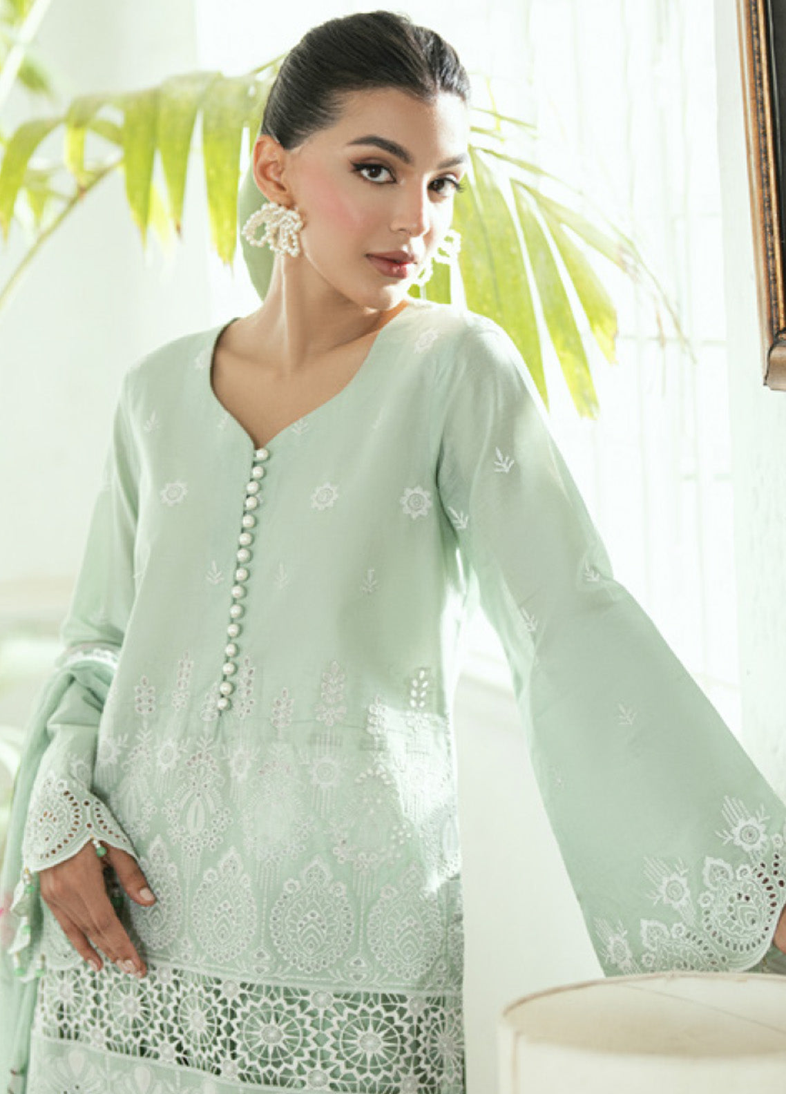 Al Zohaib Embroidered LaserKari Schiffli Suit Unstitched 3 Piece - AZ25LKP 01 Al Zohaib Embroidered LaserKari Schiffli Suit Unstitched 3 Piece - AZ25LKP 01