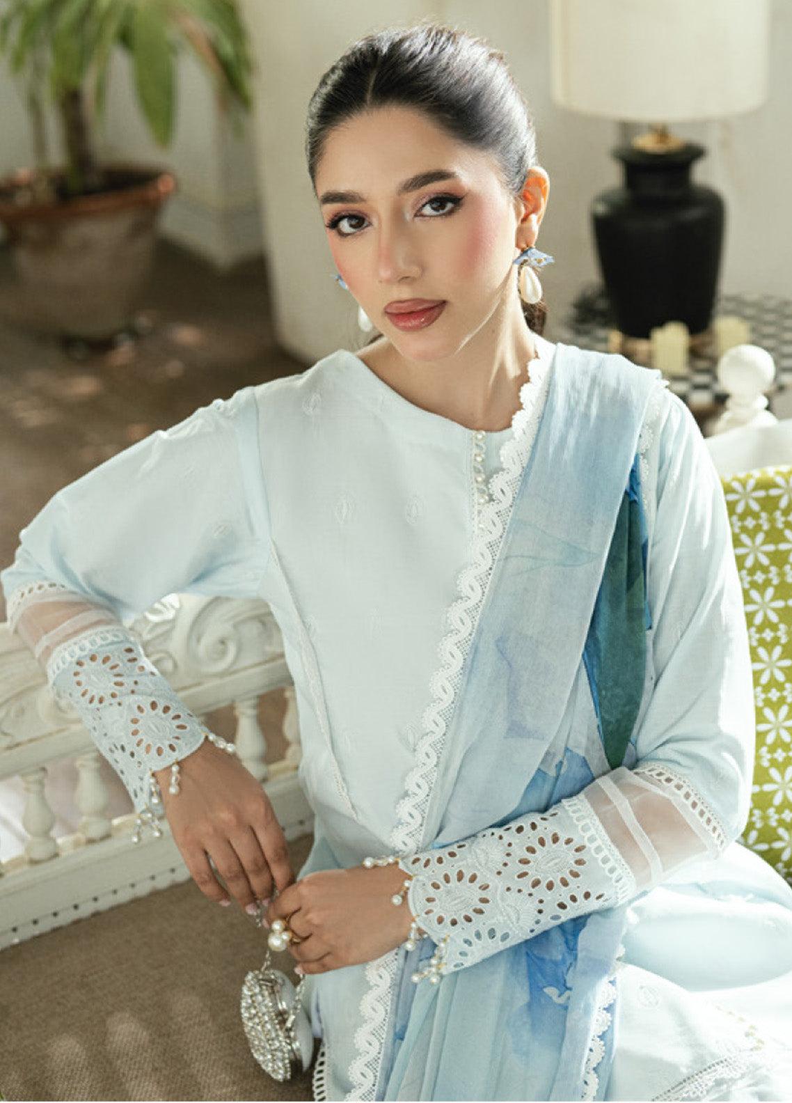 Al Zohaib Embroidered LaserKari Schiffli Suit Unstitched 3 Piece - AZ25LKP 02 Al Zohaib Embroidered LaserKari Schiffli Suit Unstitched 3 Piece - AZ25LKP 02