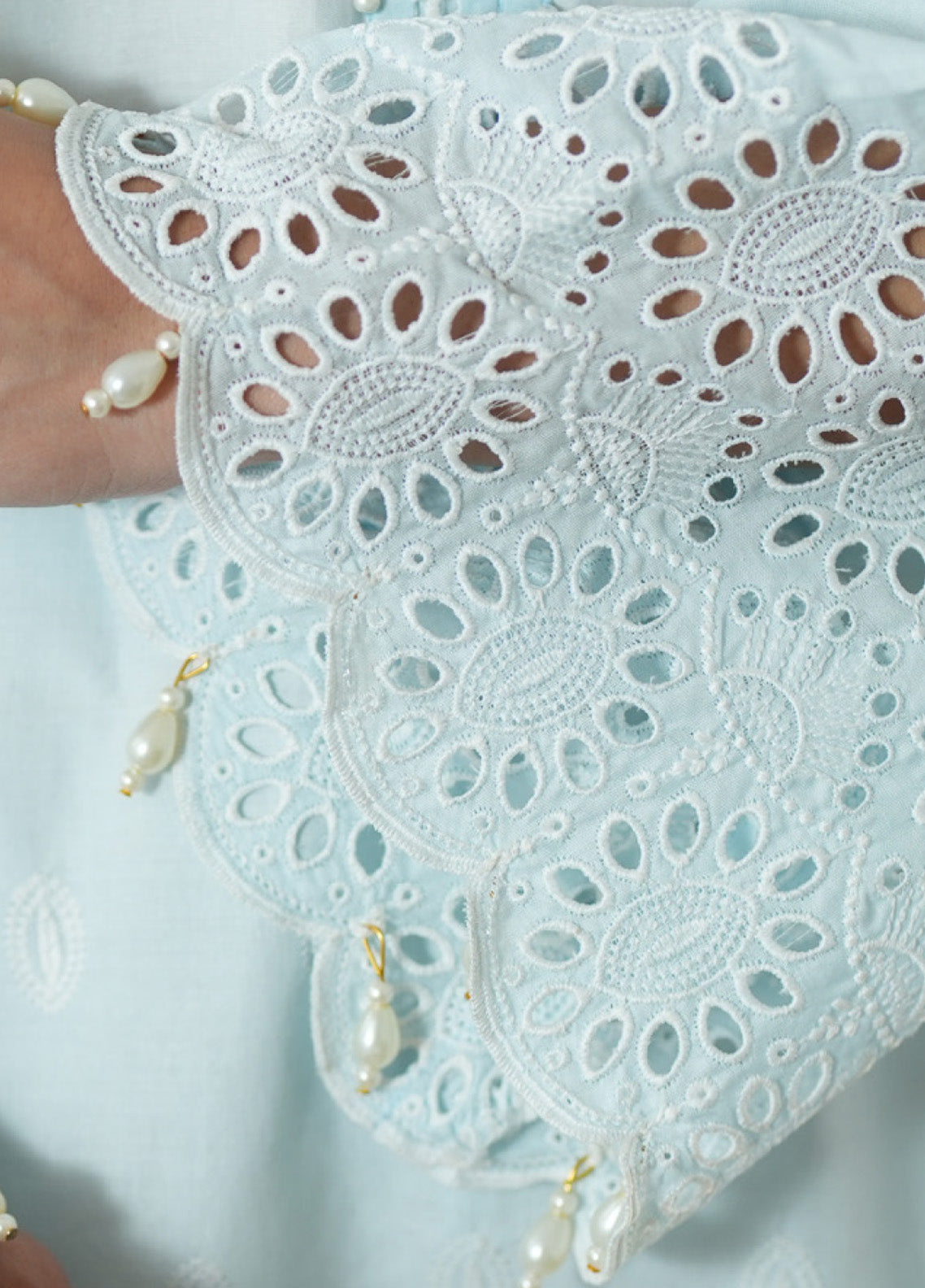 Al Zohaib Embroidered LaserKari Schiffli Suit Unstitched 3 Piece - AZ25LKP 02 Al Zohaib Embroidered LaserKari Schiffli Suit Unstitched 3 Piece - AZ25LKP 02