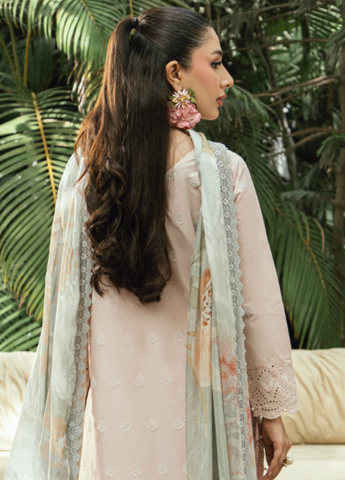 Al Zohaib Embroidered LaserKari Schiffli Suit Unstitched 3 Piece - AZ25LKP 03 Al Zohaib Embroidered LaserKari Schiffli Suit Unstitched 3 Piece - AZ25LKP 03