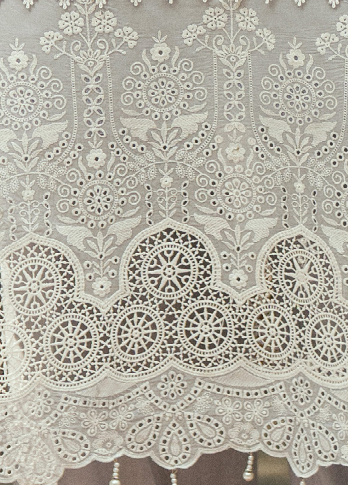 Al Zohaib Embroidered LaserKari Schiffli Suit Unstitched 3 Piece - AZ25LKP 04 Al Zohaib Embroidered LaserKari Schiffli Suit Unstitched 3 Piece - AZ25LKP 04