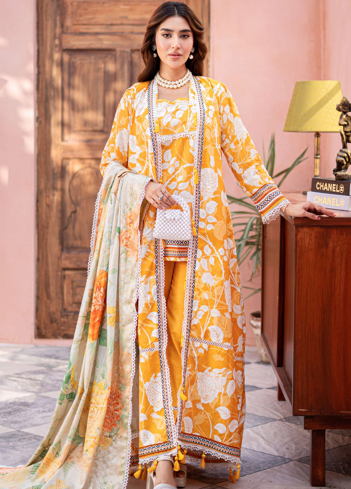 Al Zohaib Printed Cambric Suits Unstitched 3 Piece - AZ24CBP CPL-24-03 Al Zohaib Printed Cambric Suits Unstitched 3 Piece - AZ24CBP CPL-24-03
